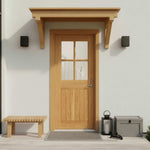 4 Panel Doors - Double Glazing Cottage Engineered Door