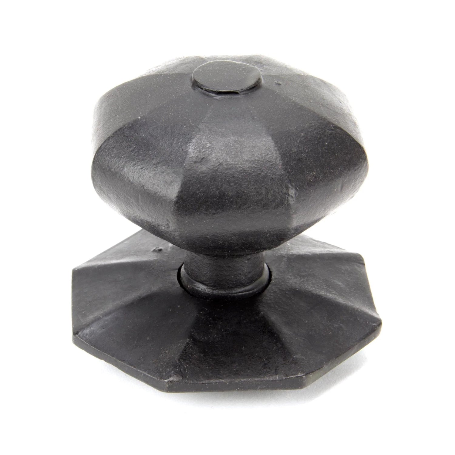 Black Beeswax Octagonal Mortice/Rim Knob Set