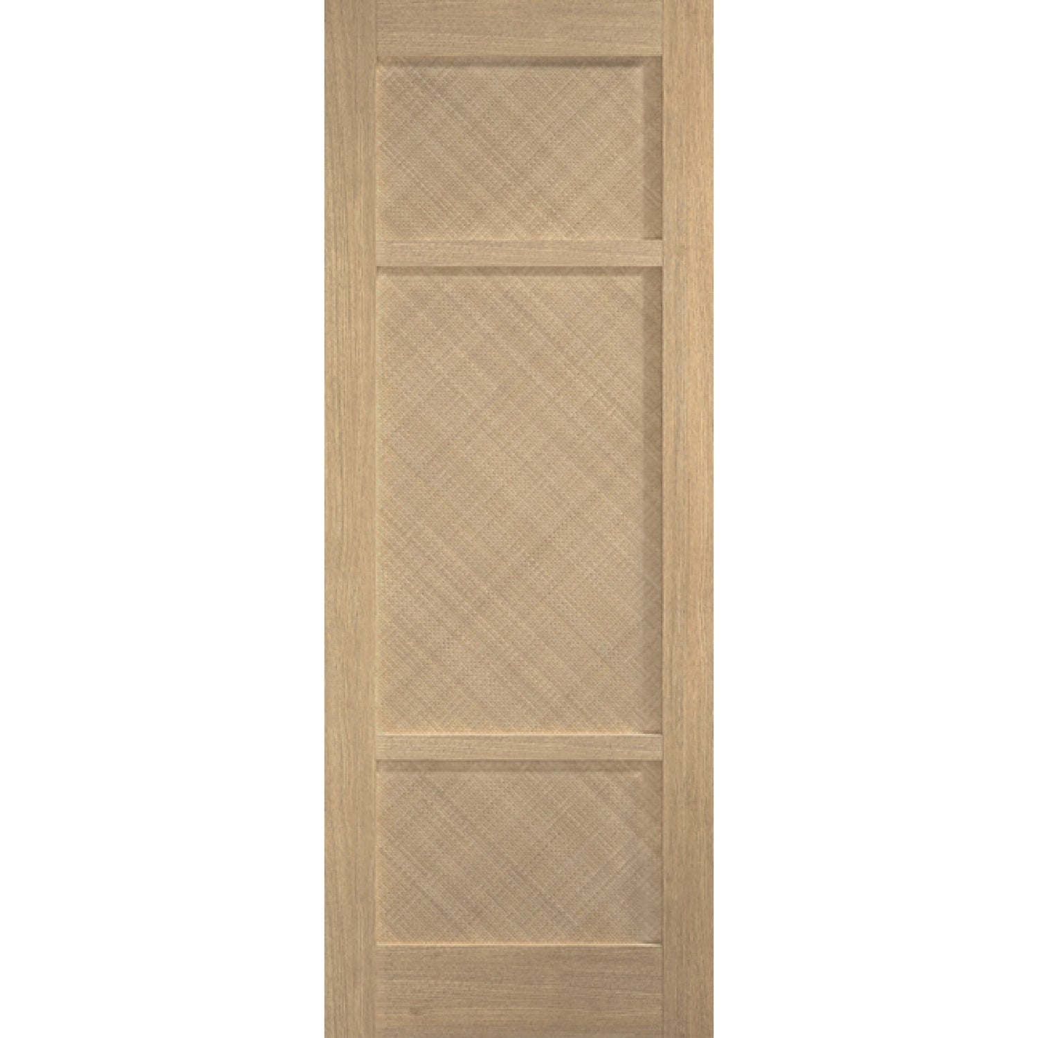 Alvin Prefinished Oak 3 Panel Internal Door - Main Product Image
