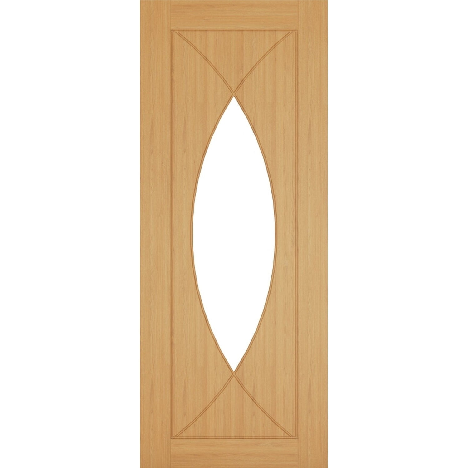 Amalfi Prefinished Oak Glazed Door - Main Product Image