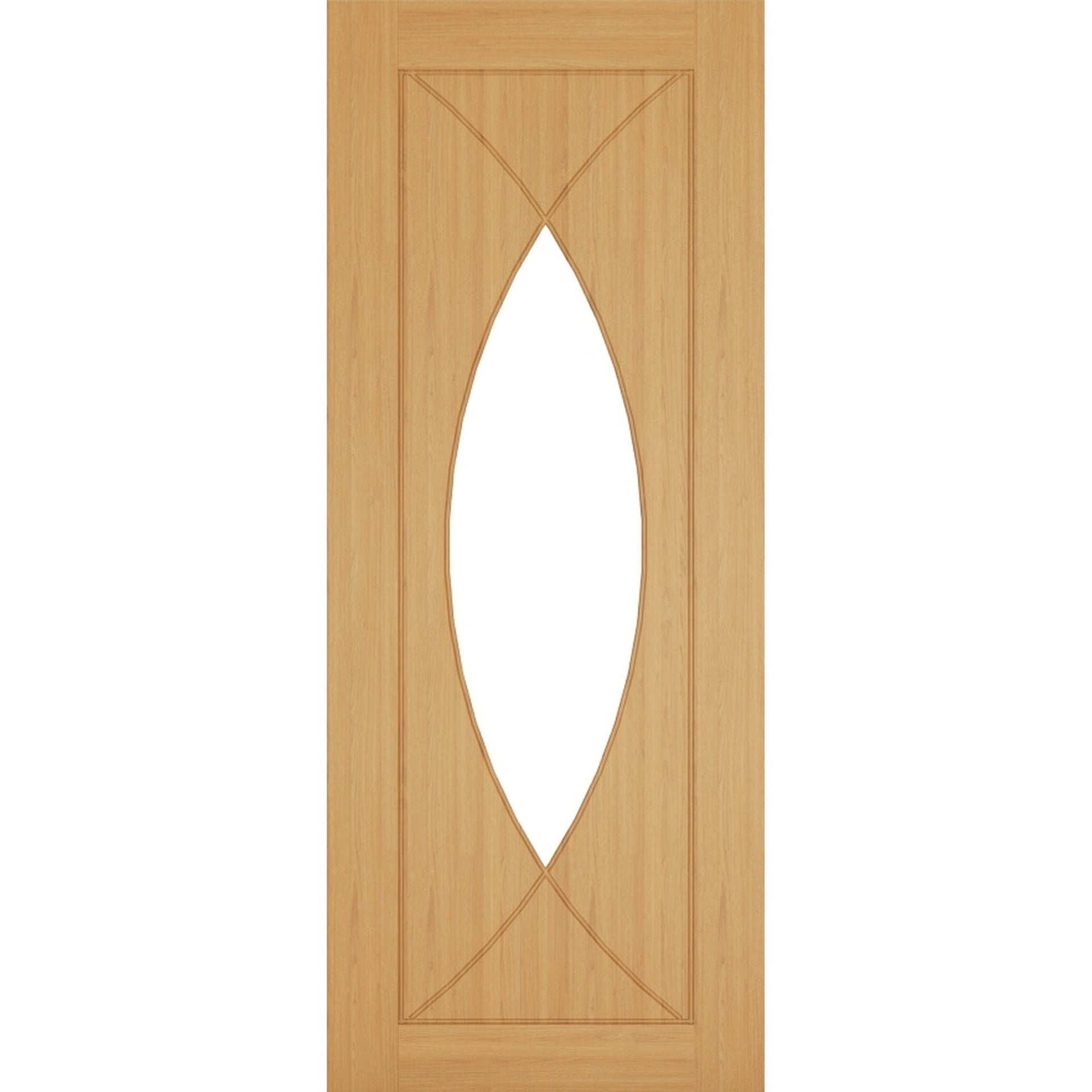 Amalfi Prefinished Oak Glazed Door - Main Product Image