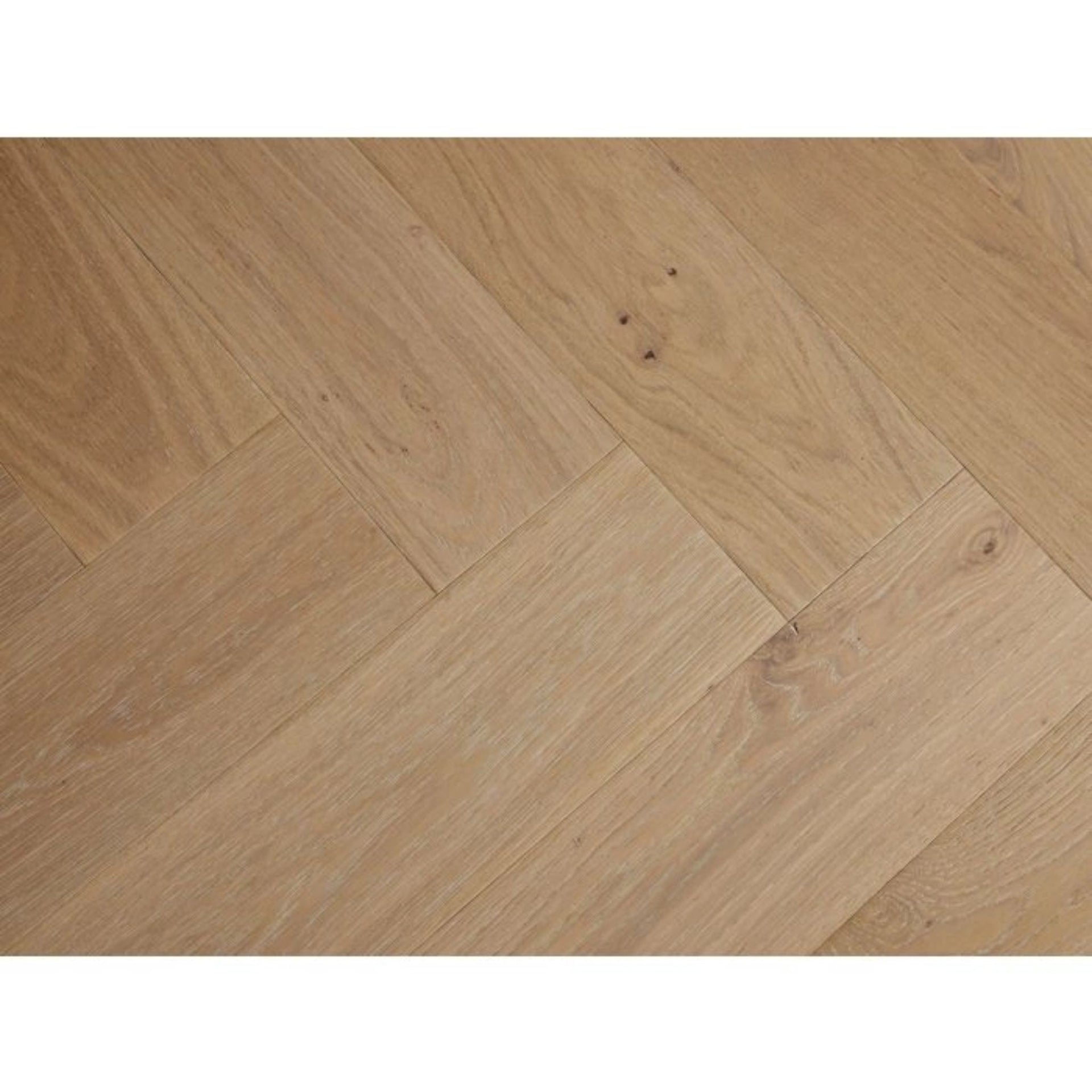 Herringbone Multi-Ply Oak Flooring - 15/4x120x600mm (1.152m/Pack)