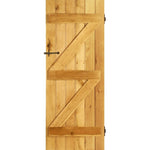 Bespoke Bespoke Solid Oak Ledge And Brace Door