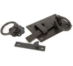 Black Beeswax Right Handed Cottage Latch - Main Product Image