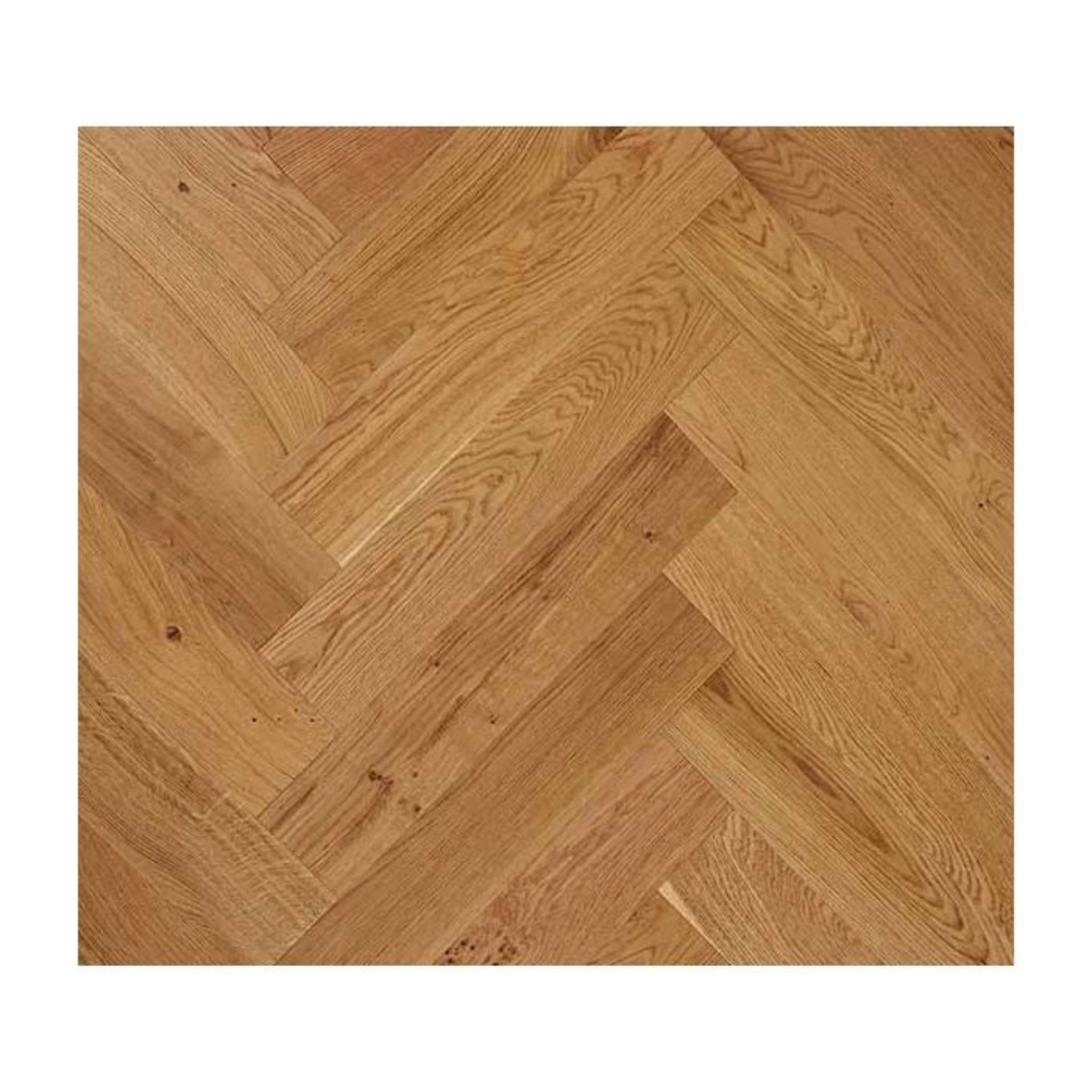Herringbone Multi-Ply Oak Flooring - 15/4x120x600mm (1.152m/Pack)
