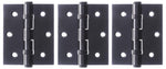 Butt Hinges 3" X 2.5" X 2.5mm Pack Of 3