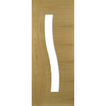 Cadiz Clear Glazed Prefinished Oak Door - Main Product Image