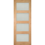 Coventry Four Panel Obsured Glazed Shaker Style Door - Main Product Image