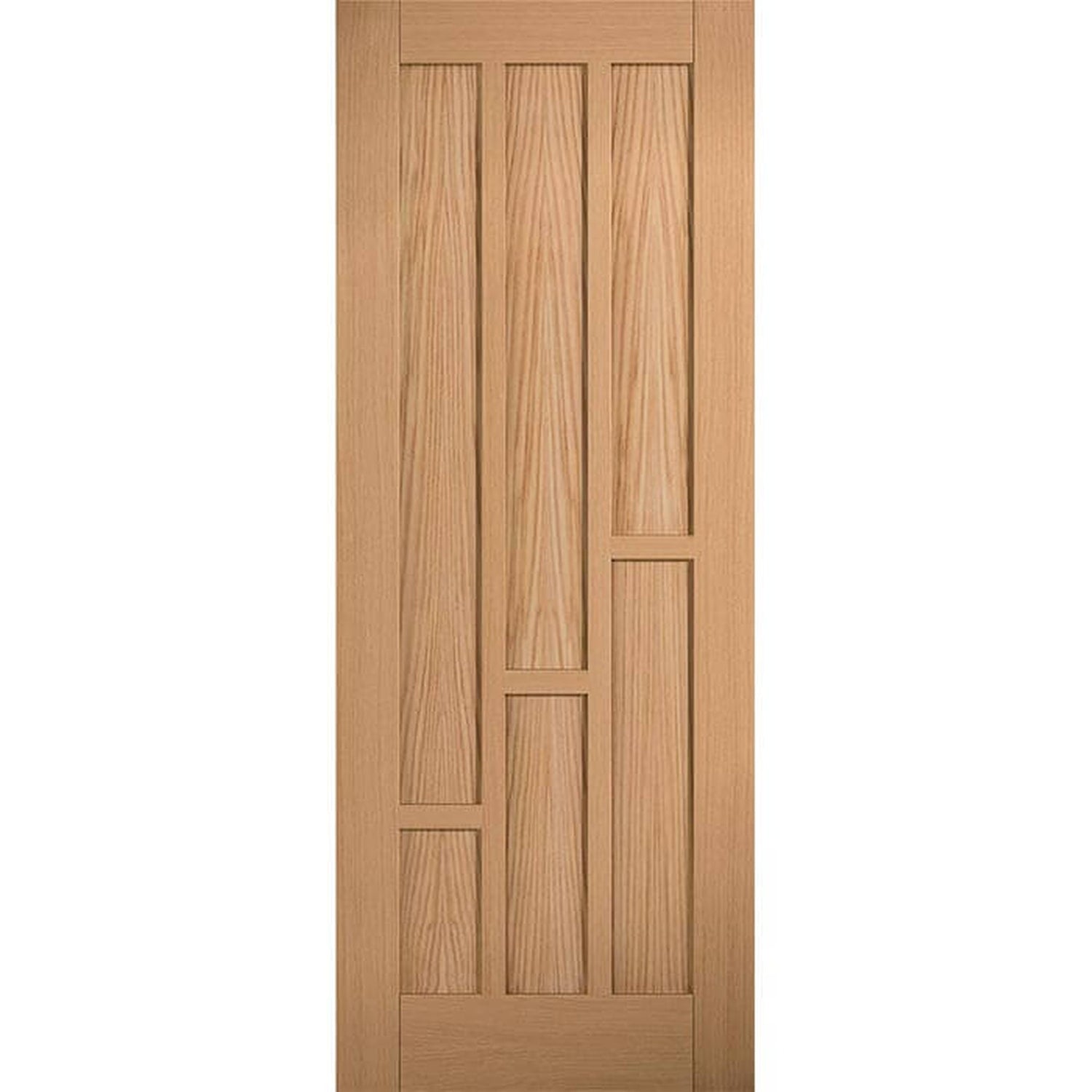 Coventry Unfinished Oak 6 Panel FD30 Internal Fire Door - Main Product Image
