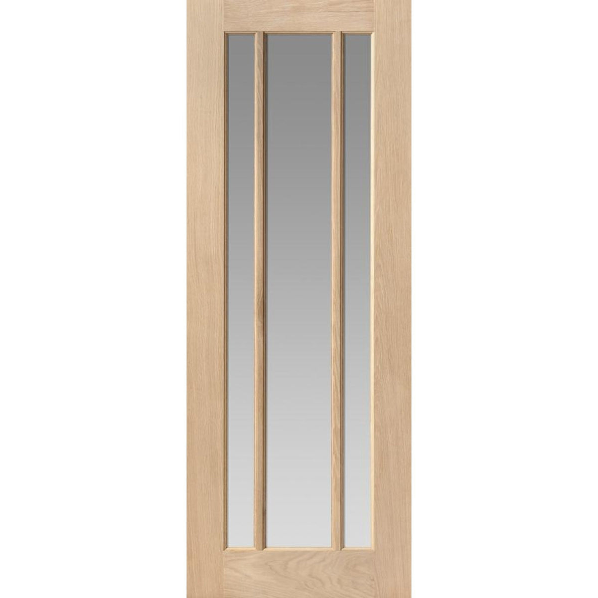 Darwin Unfinished Oak Clear Glazed Oak Door - Main Product Image