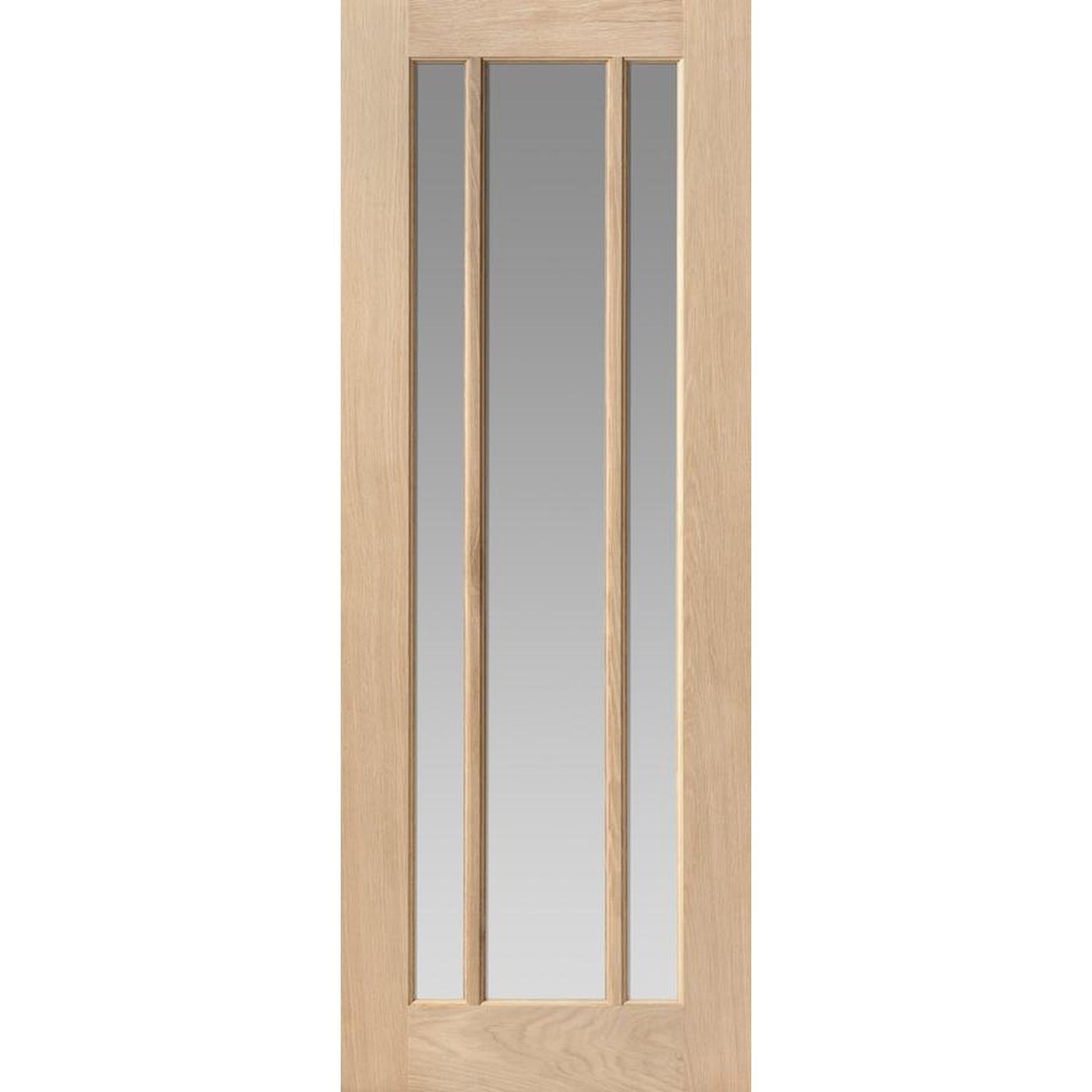 Darwin Unfinished Oak Clear Glazed Oak Door - Main Product Image