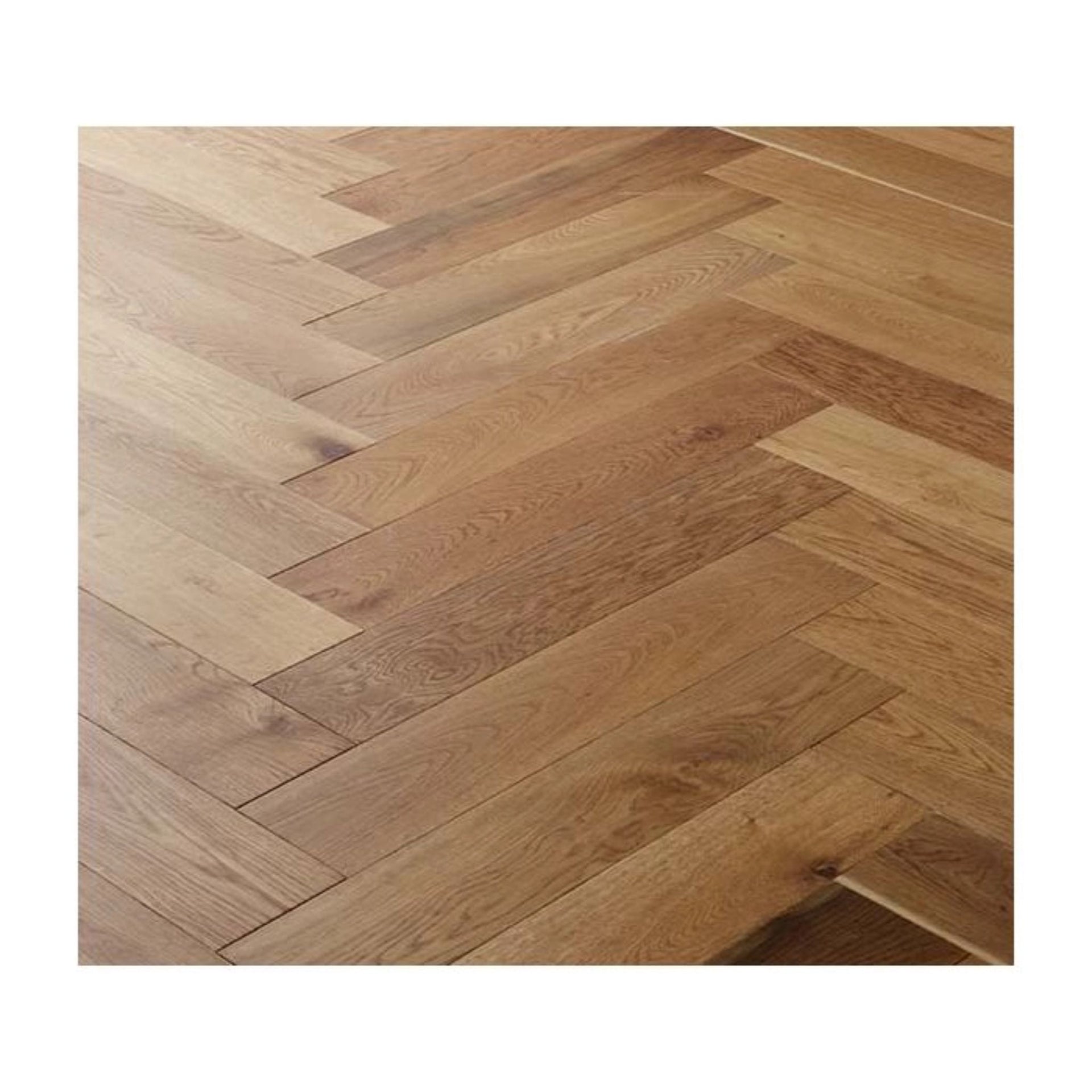 Herringbone Multi-Ply Oak Flooring - 15/4x120x600mm (1.152m/Pack)
