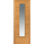 Emral Prefinished Oak Clear Glazed Fire Door - Main Product Image
