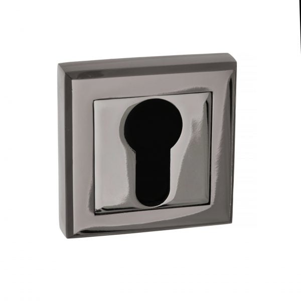 Euro Escutcheon Pair On Square Rose