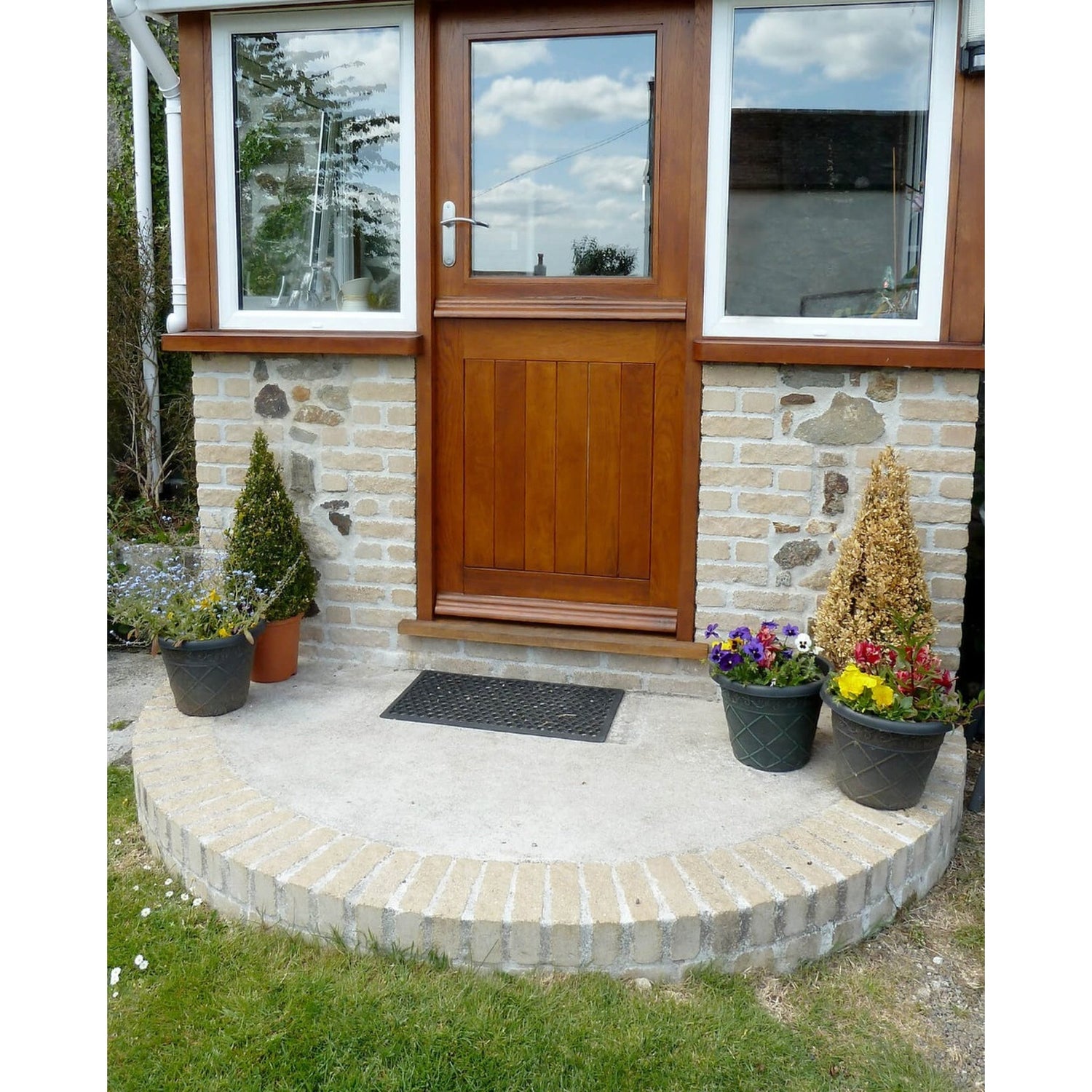 External French Door Solid Oak Stable Top