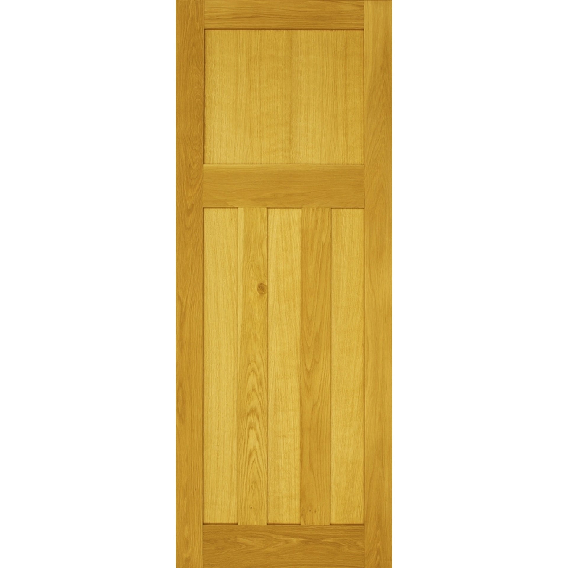 External Prefinished 1930's Solid Oak Door - Main Product Image