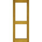 External Prefinished 2 Panel Unglazed Solid Oak Door - Main Product Image