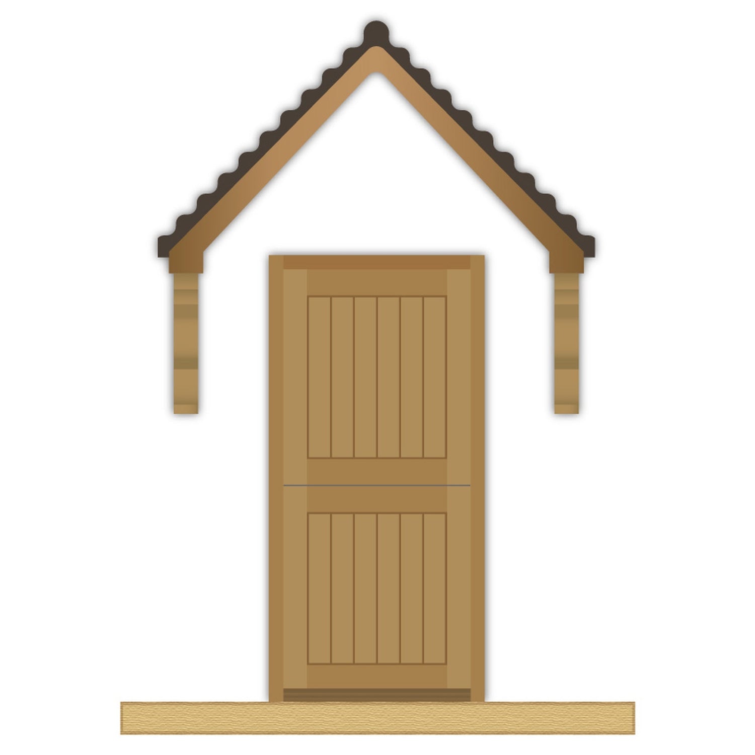 External Prefinished Suffolk Stable Solid Oak Door - Main Product Image