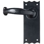 External Framlingham Powder Coated Lever Handle - Keyhole