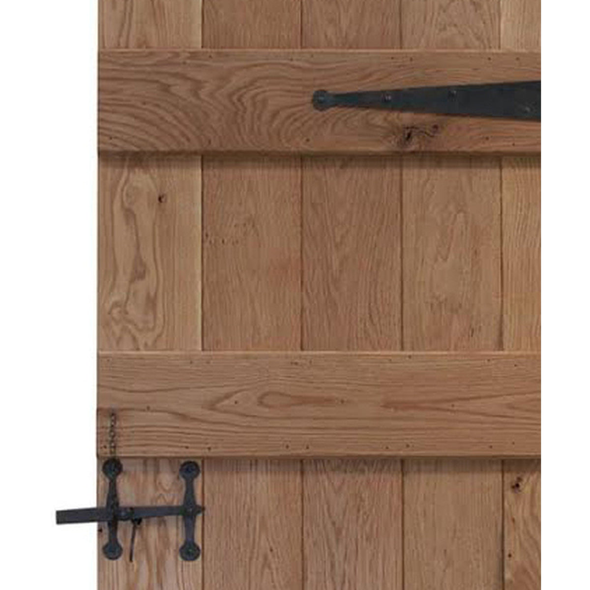Grange 4 Ledged Internal Rustic Oak Bead and Butt Door - Main Product Image