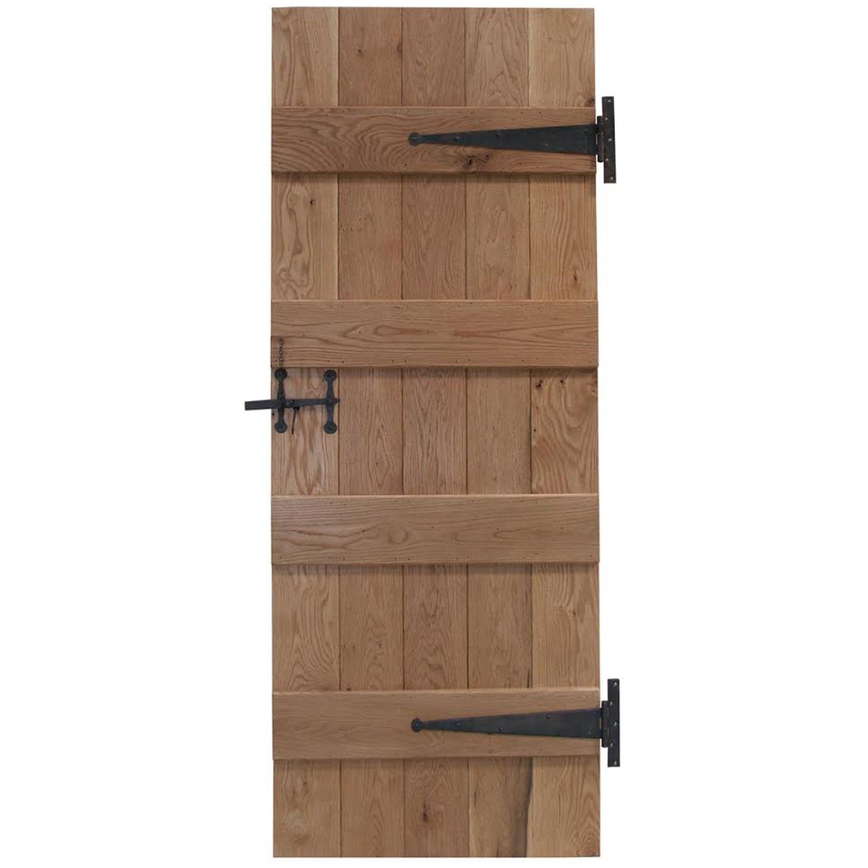Grange 4 Ledged Internal Rustic Oak Bead and Butt Door - Main Product Image