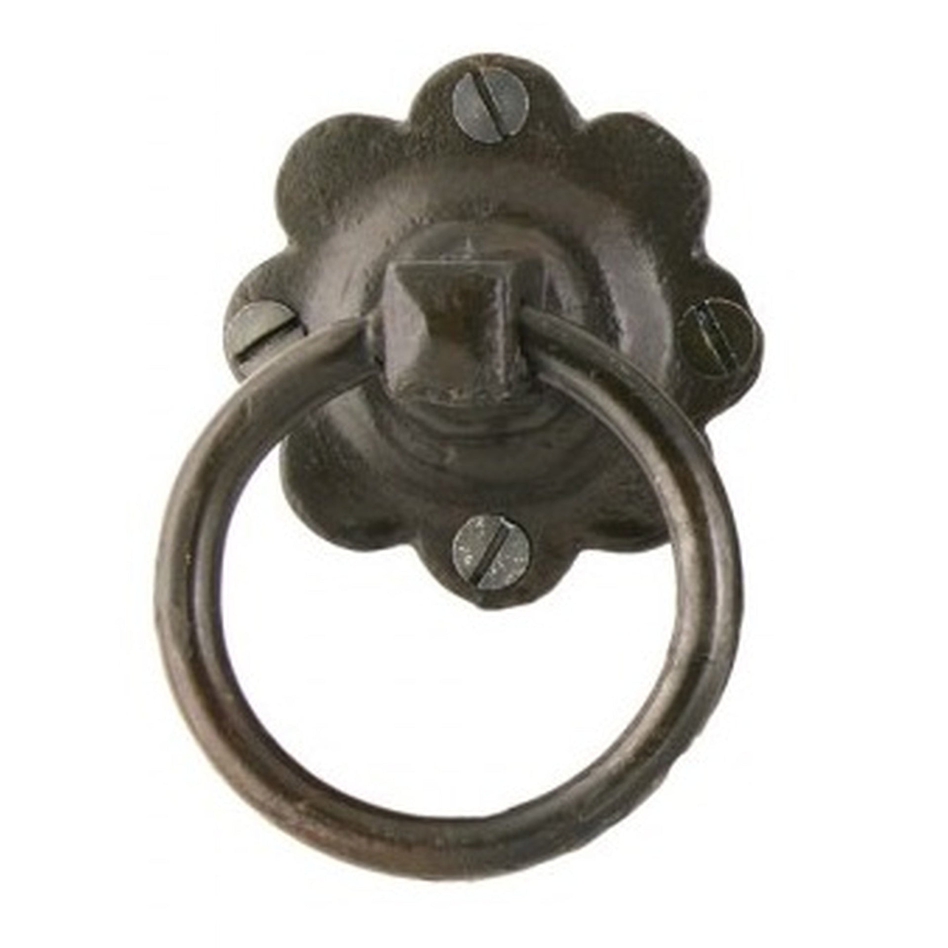 Hand Forged Black Beeswax Ring Handle Set - Main Product Image