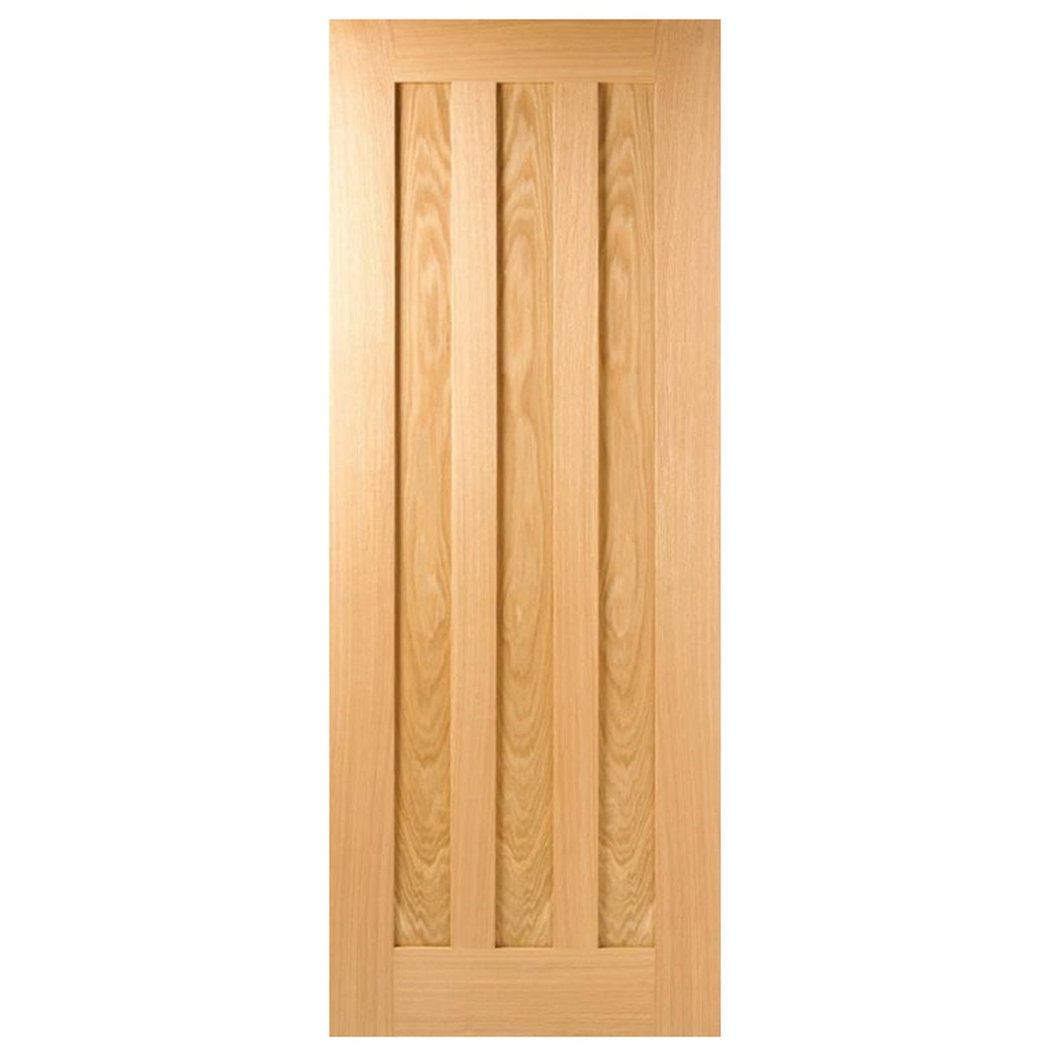 Idaho Three Panel Oak Door - Main Product Image