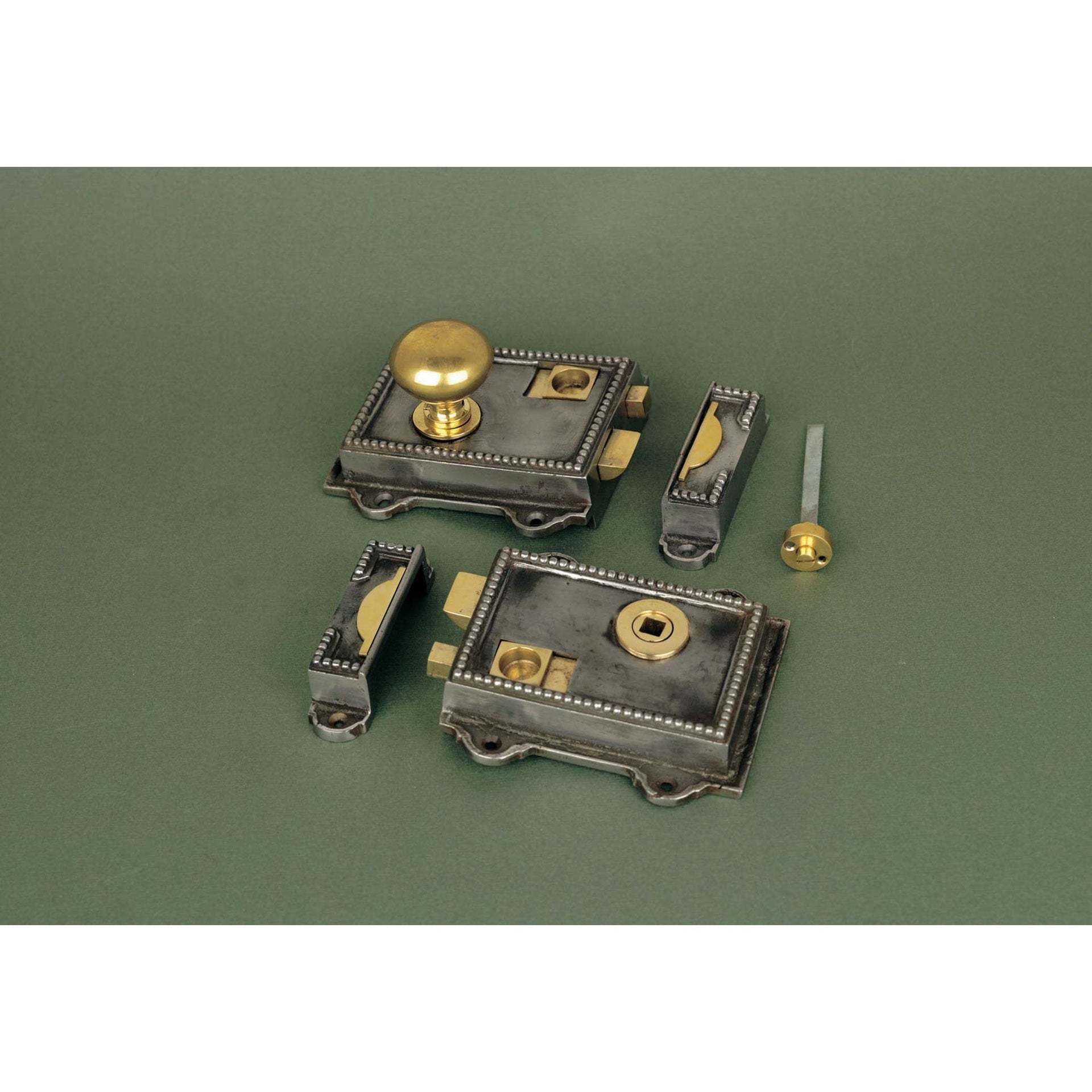 Iron Victorian Rim Latch - Main Product Image