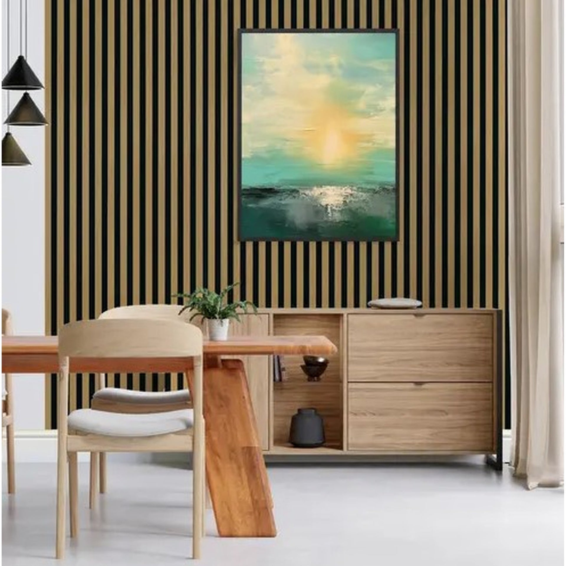 Buy JB Kind Oak Laminate Acoustic Wall Panel online UK