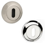 Key Escutcheon Pair On Round "C" Rose - Main Product Image