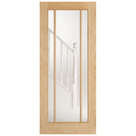 Lincoln Glazed Oak French Door - Main Product Image