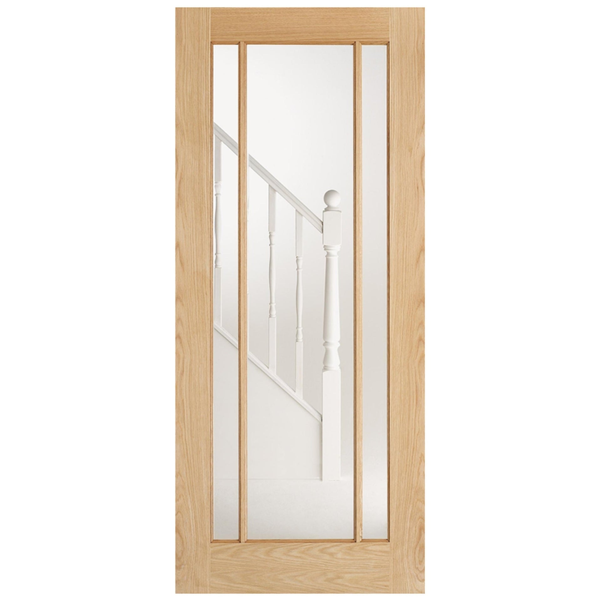 Lincoln Glazed Oak French Door - Main Product Image