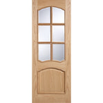 Louis Glazed Unfinished Oak Door - Main Product Image