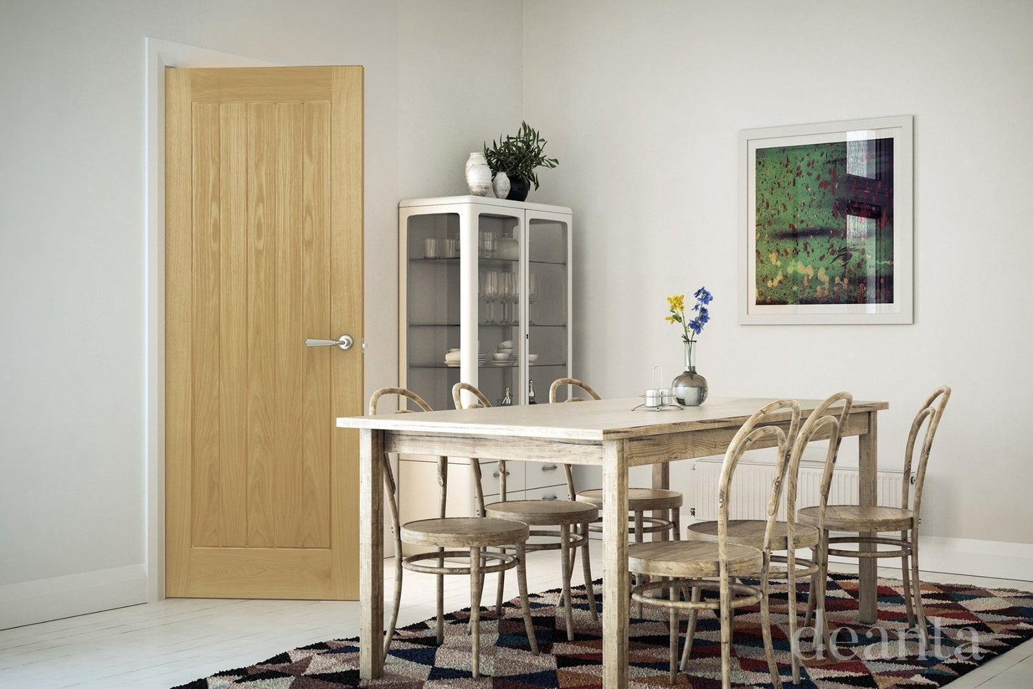 Mexicana Ely Internal Oak Fire Door