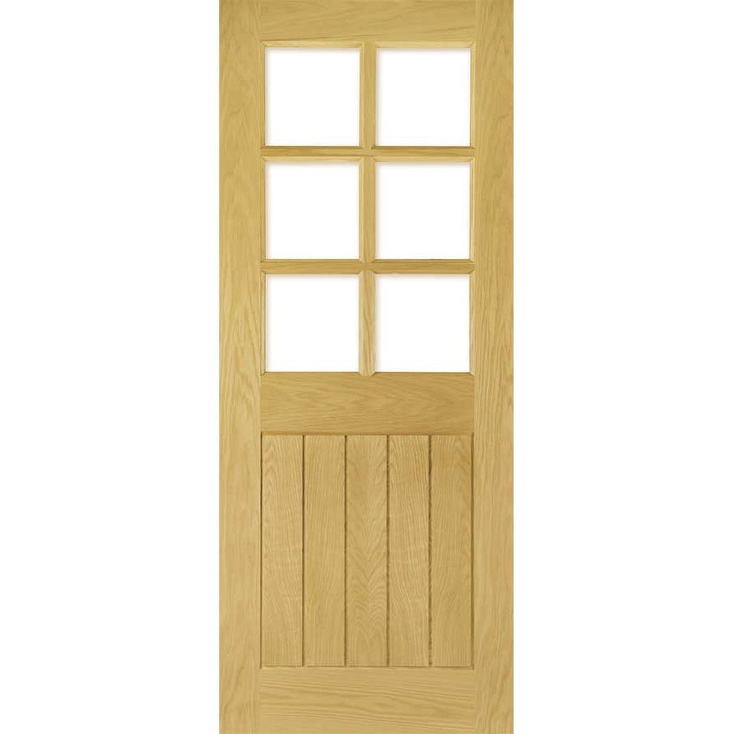 Mexicana Ely Internal Oak Glazed Door - Main Product Image