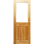Bespoke Mexicano Contemporary Half Glazed Solid Oak Door