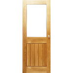 Mexicano Contemporary Half Glazed Solid Oak Door - Main Product Image
