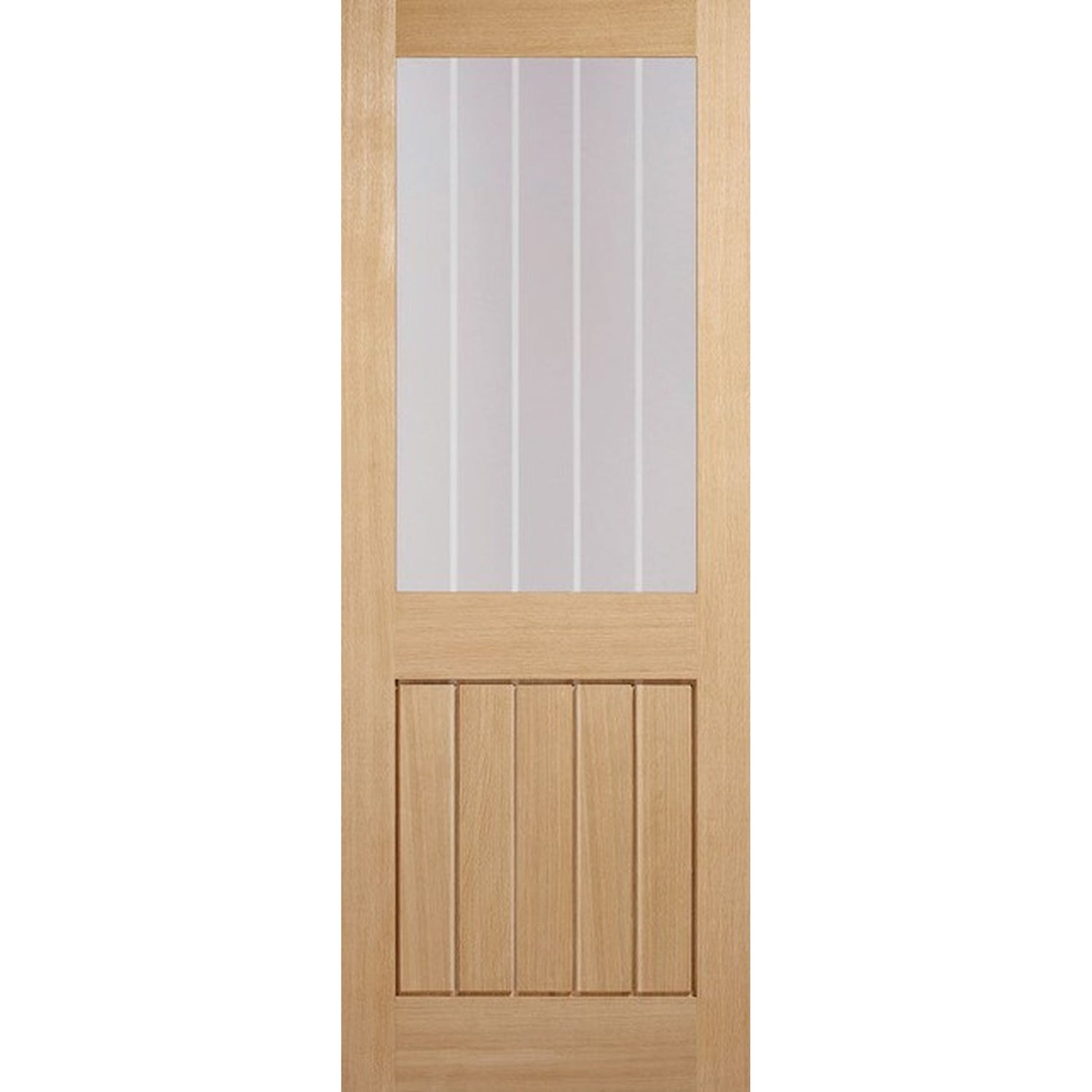 Mexicano Half Light Clear Glazed Door