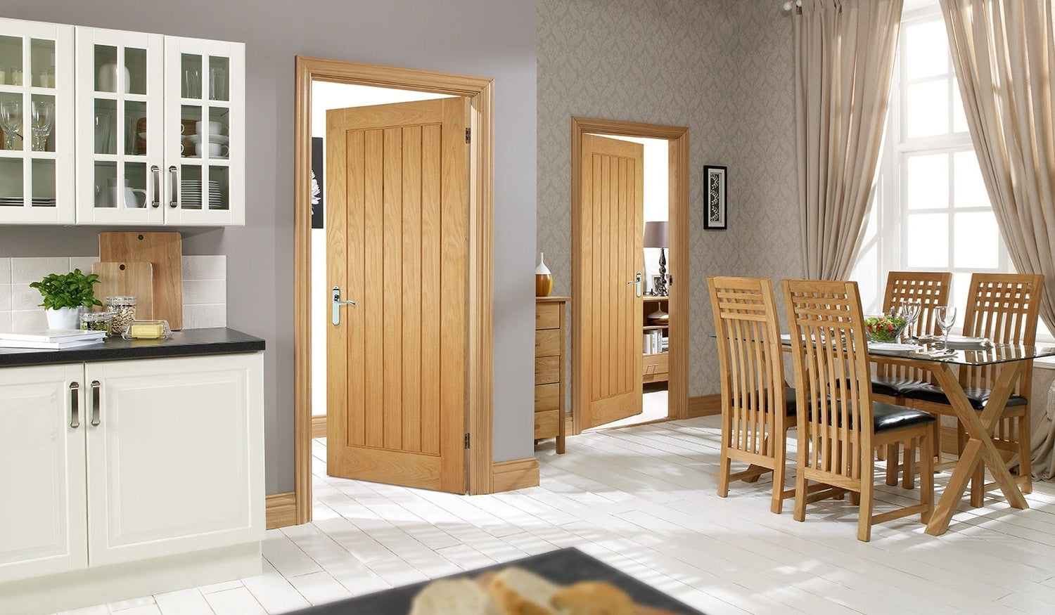 Mexicano Veneer Oak Fire Door