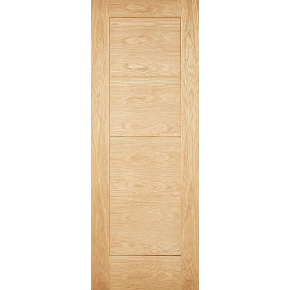 Modica 4 Panel Oak External Door - Main Product Image