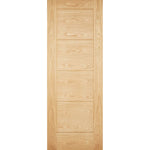 Modica 4 Panel Oak External Door - Main Product Image