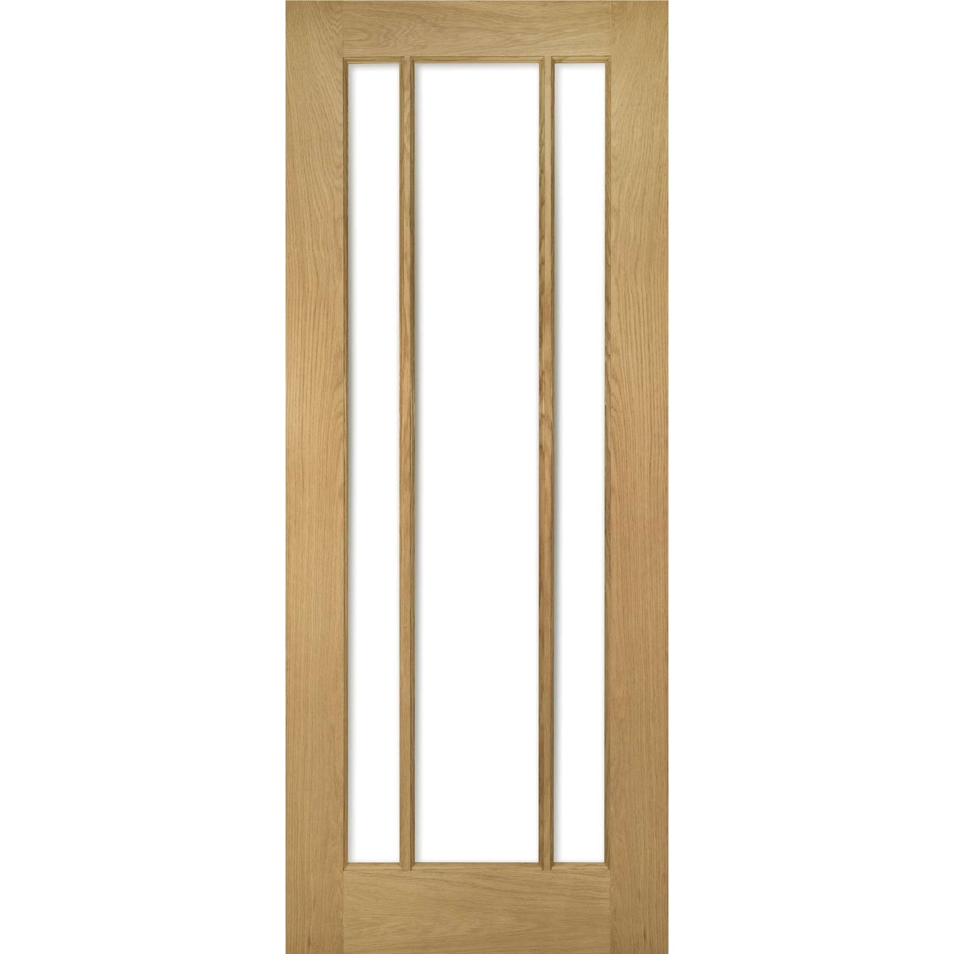 Norwich Modern Glazed Oak Door - Main Product Image