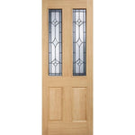 Salisbury Oak Glazed External Door