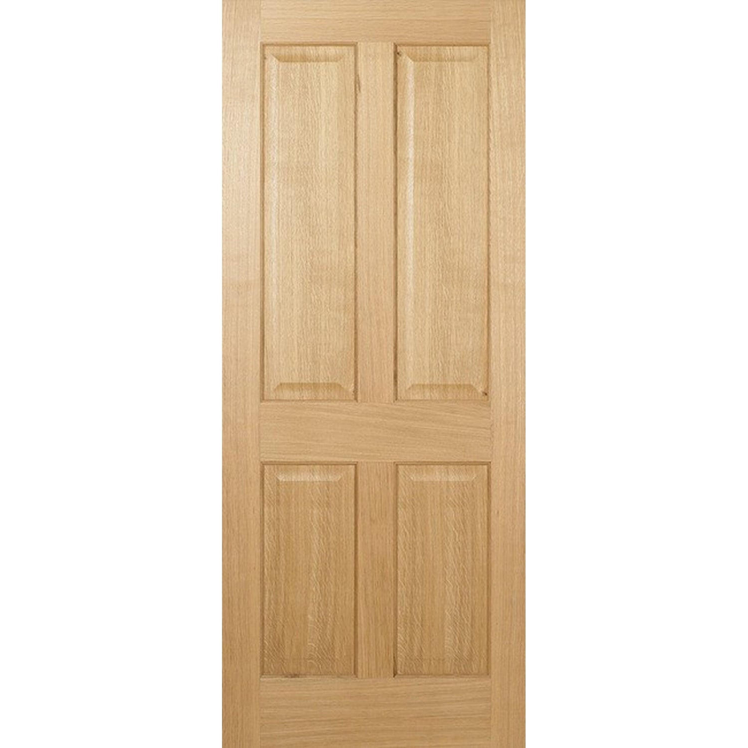 Regency 4 Panel Prefinished Oak Internal Door - Main Product Image