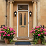 Salisbury Oak Glazed External Door
