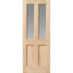Severn Unfinished Oak Clear Glazed Internal Door