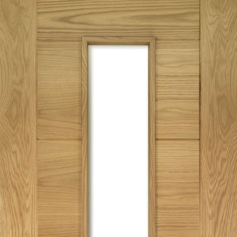 Seville Prefinished Oak Glazed Internal Door