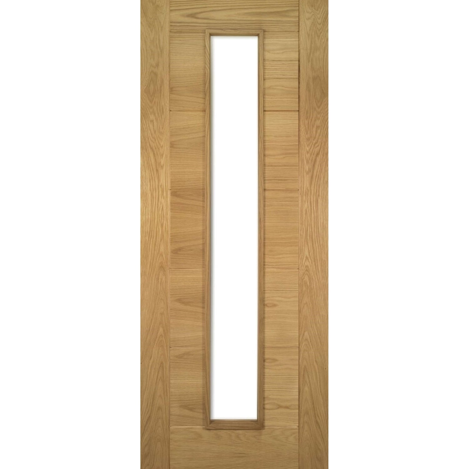 Seville Prefinished Oak Glazed Internal Door - Main Product Image