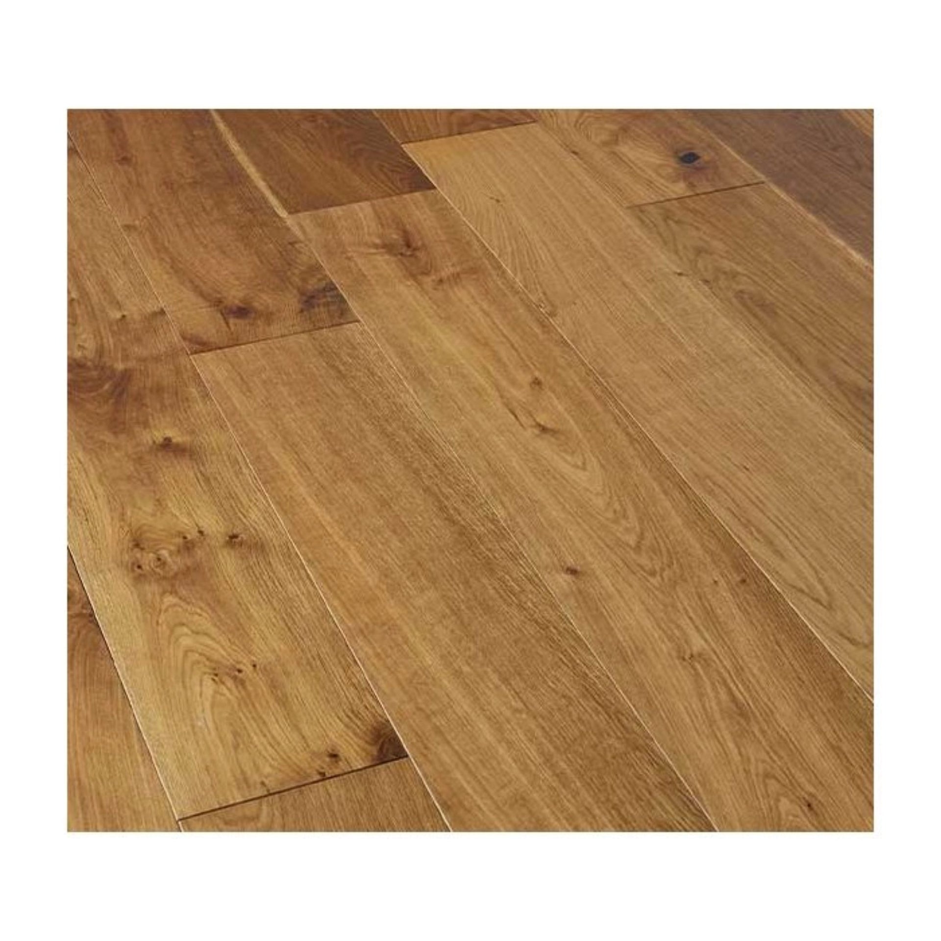 Blenheim Multi-Ply Oak Flooring - 18/4x150x400-1500mm (1.98m/Pack)
