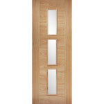Sofia Prefinished Oak 3L Glazed Internal Door
